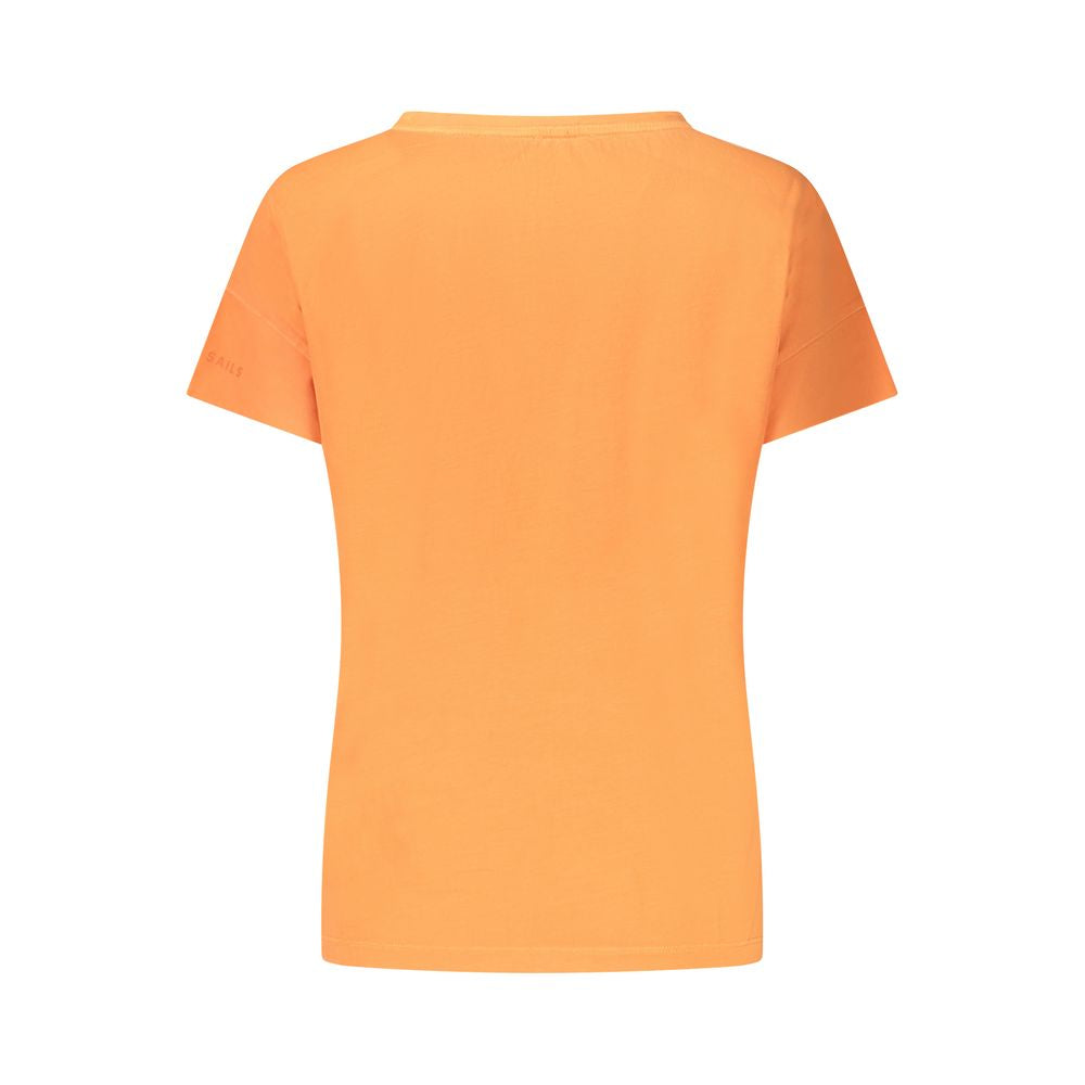 Arancione Cotton Women T-Shirt