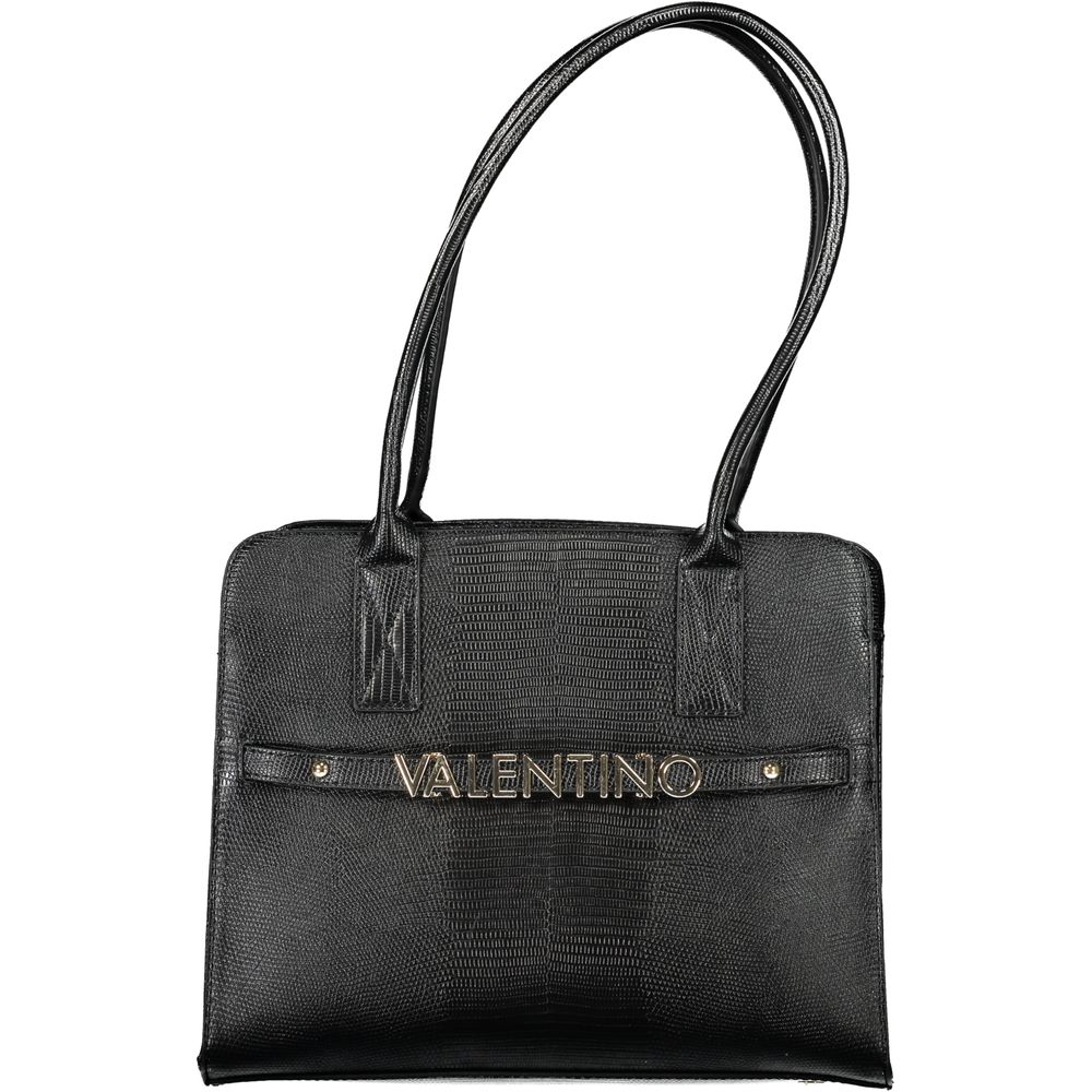 Black Polyurethane Women's Bag