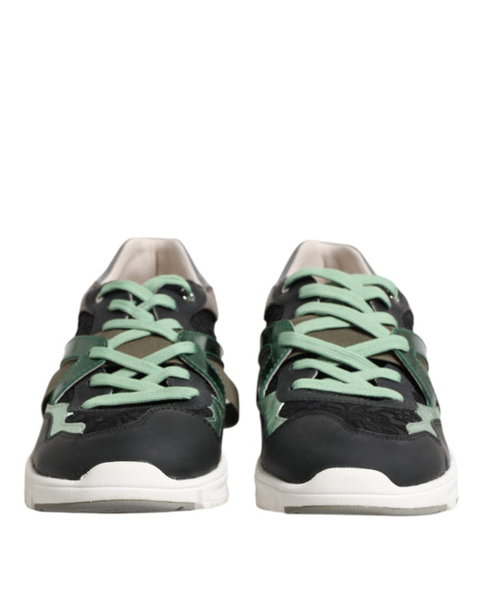 Multicolor Lace Up Low Top Sneakers Shoes