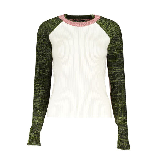 White Viscose Women Sweater