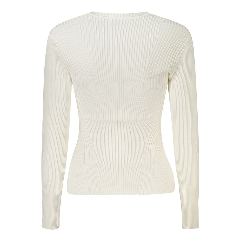 Bianco Viscosa Women Sweater