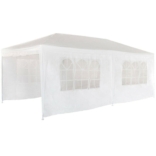 Havepavillon Aktive 300 x 260 x 600 cm Metal Polyester Hvid