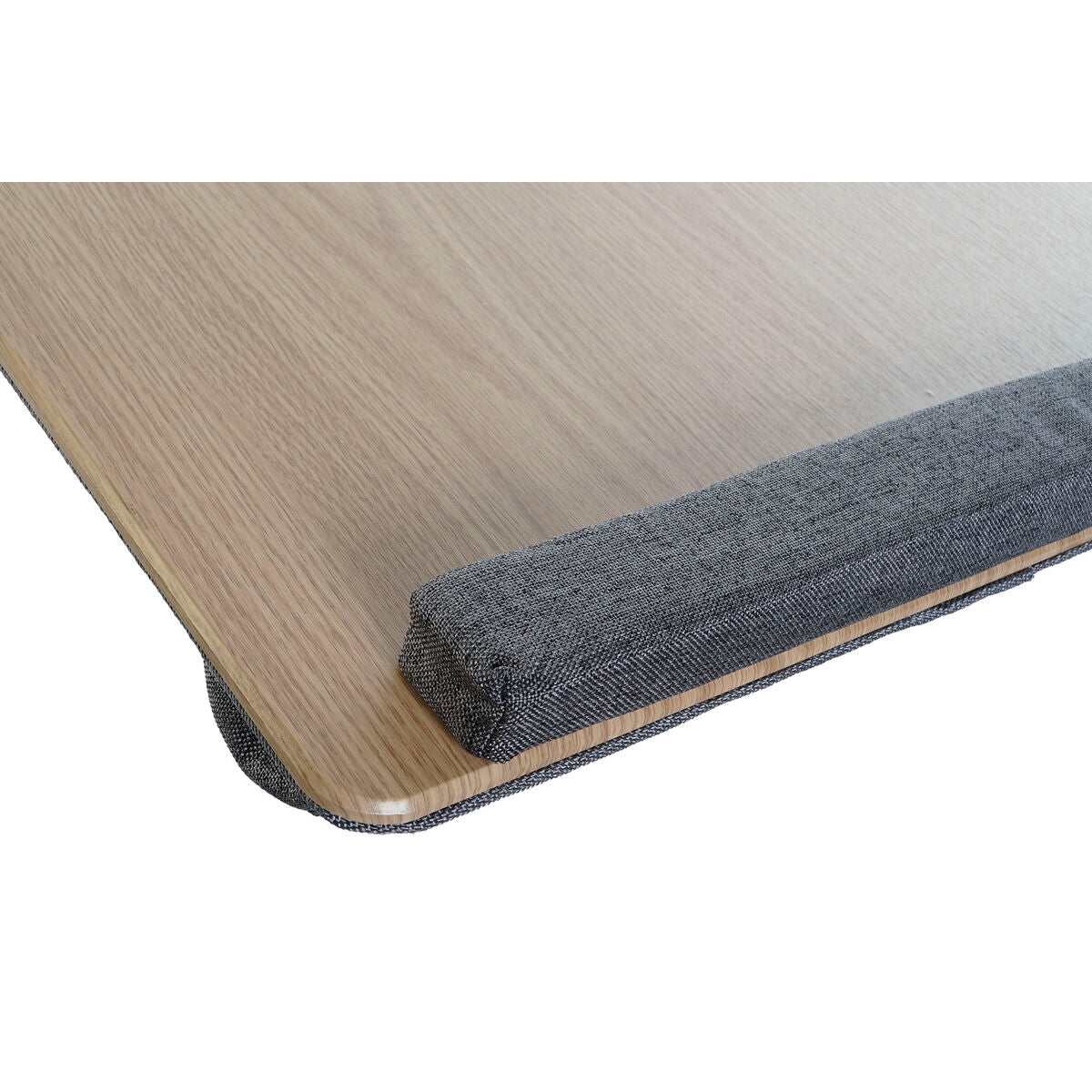 Tray Home ESPRIT – Elegant Polyester og MDF Bakke 55 x 35 x 7 cm