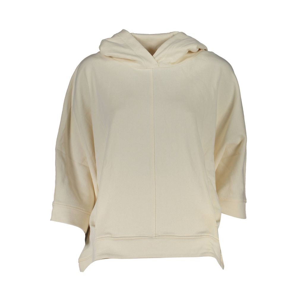 Bianco Cotton Women Sweatshirt