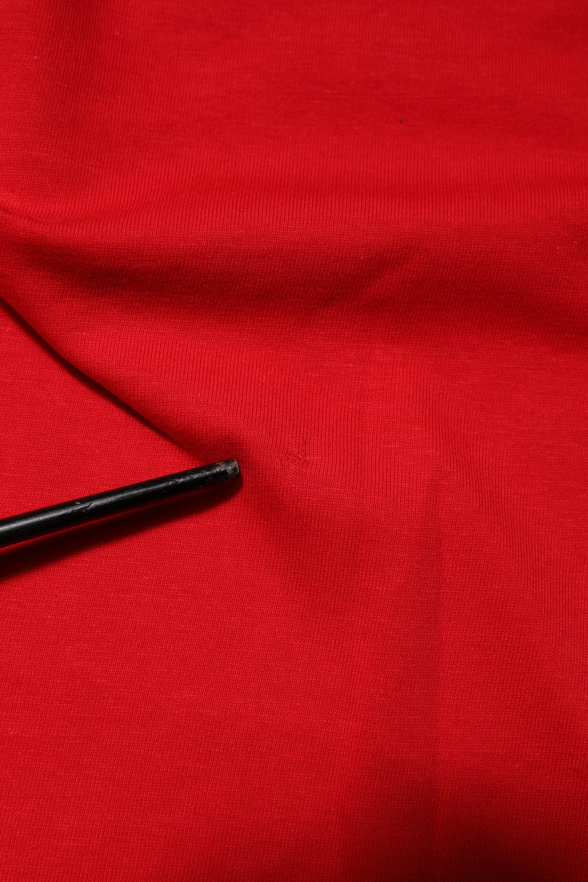 Red Crew Neck Short Sleeves Top T-shirt