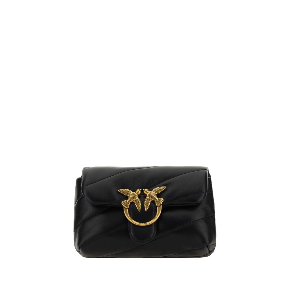 Black Calf Leather Bos Taurus Shoulder Bag