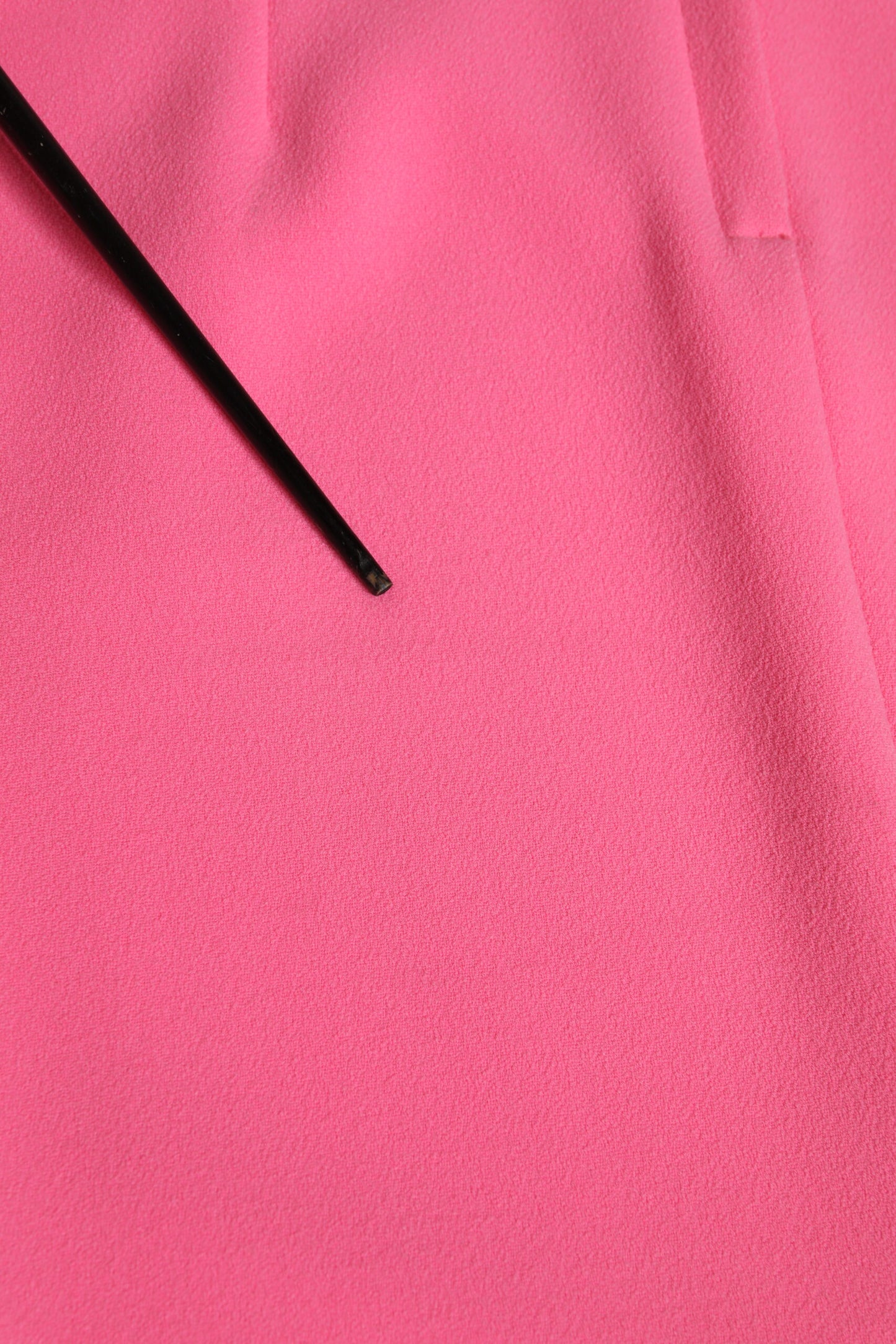 Pink Polyester Long Sleeves Sheath Midi Dress