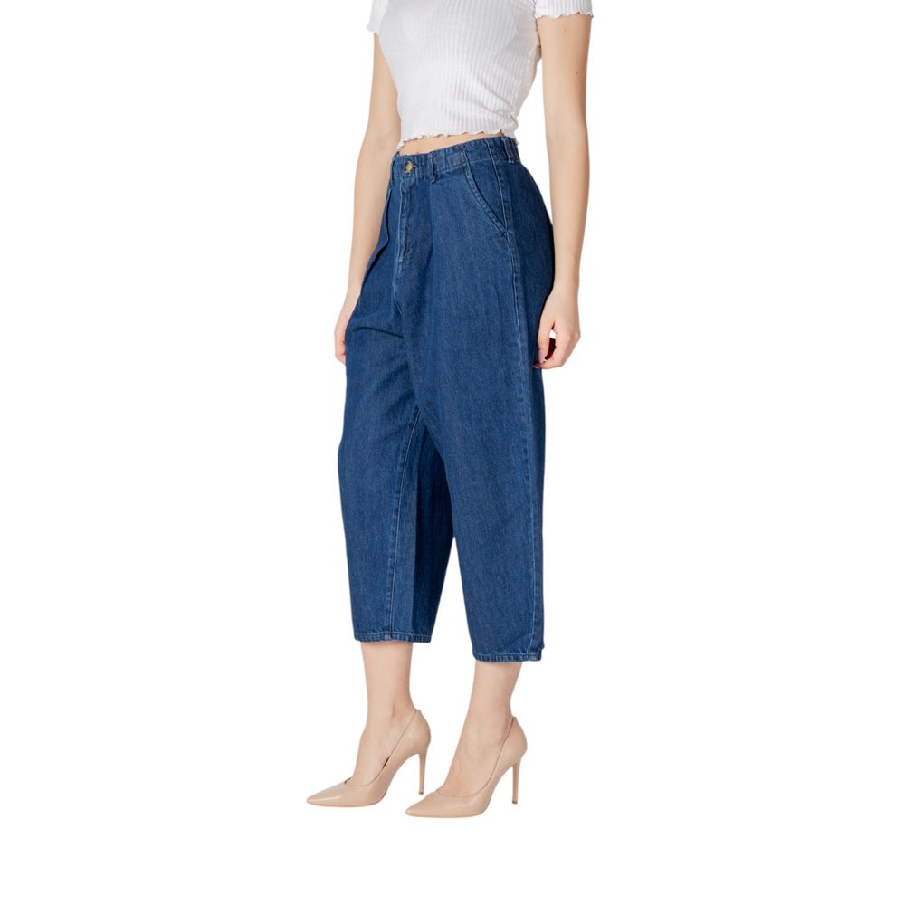 Blue Cotton Jeans Denim