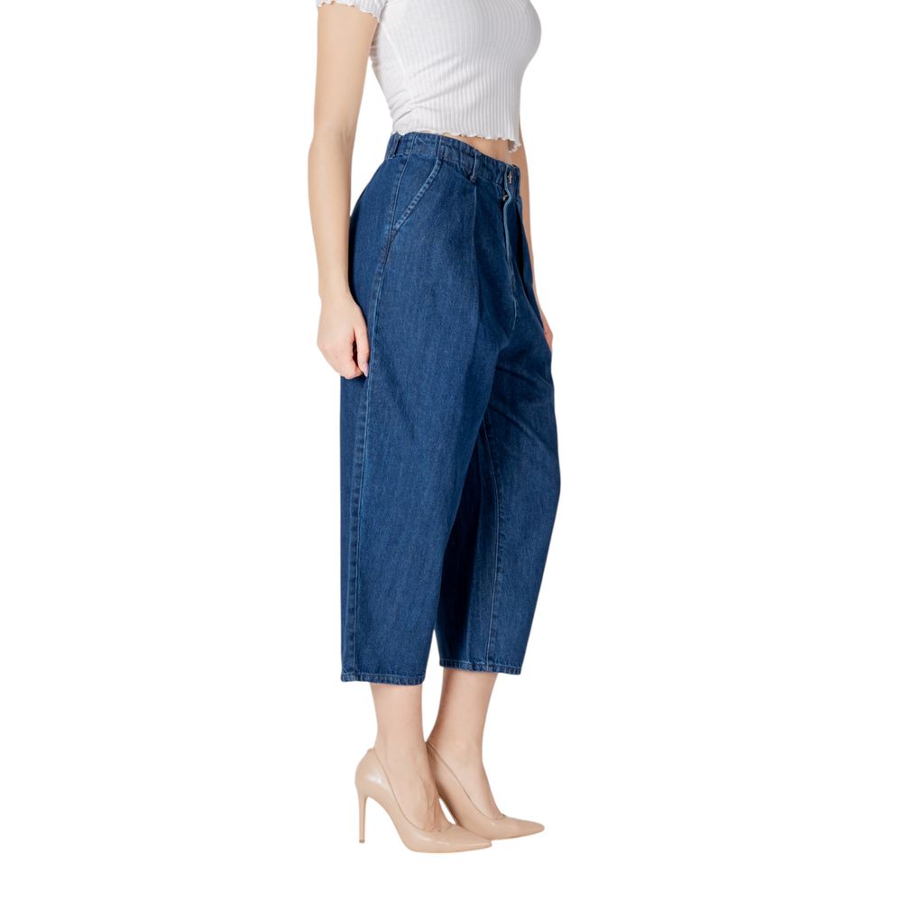 Blue Cotton Jeans Denim