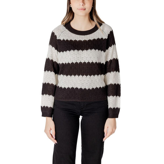 Black And White Marabou Sweatshirt