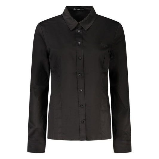 Black Cotton Women's Shirt