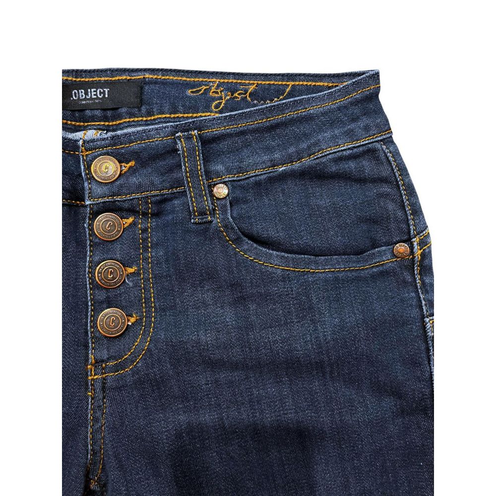 Blue Cotton Women's Jeans