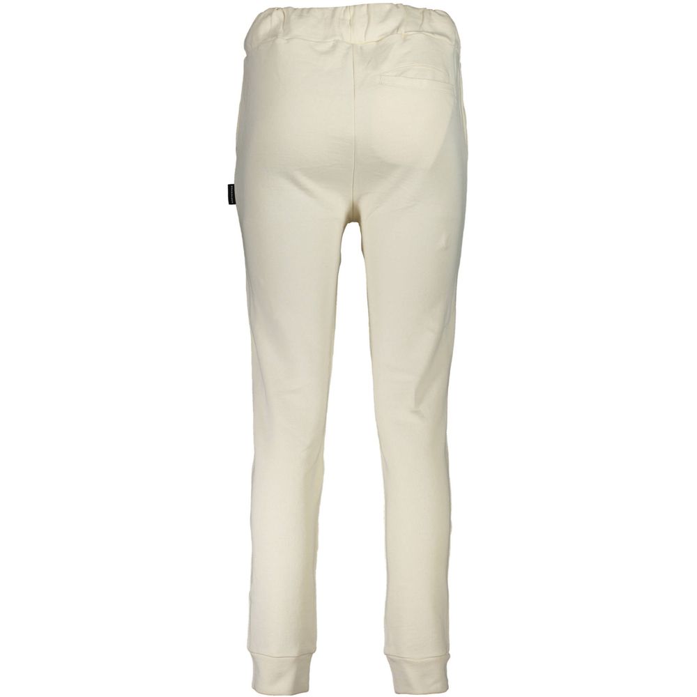 White Cotton Women's Sweatpant