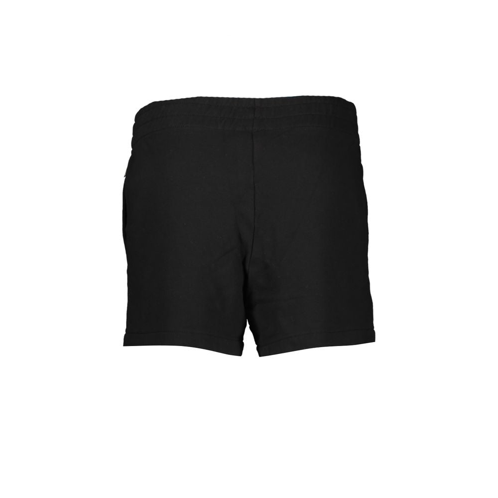 Black Cotton Women Sweatpants