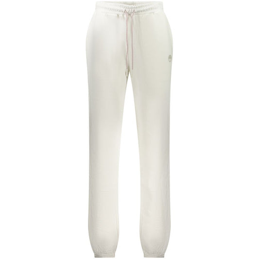 White Cotton Women's Sweatpant