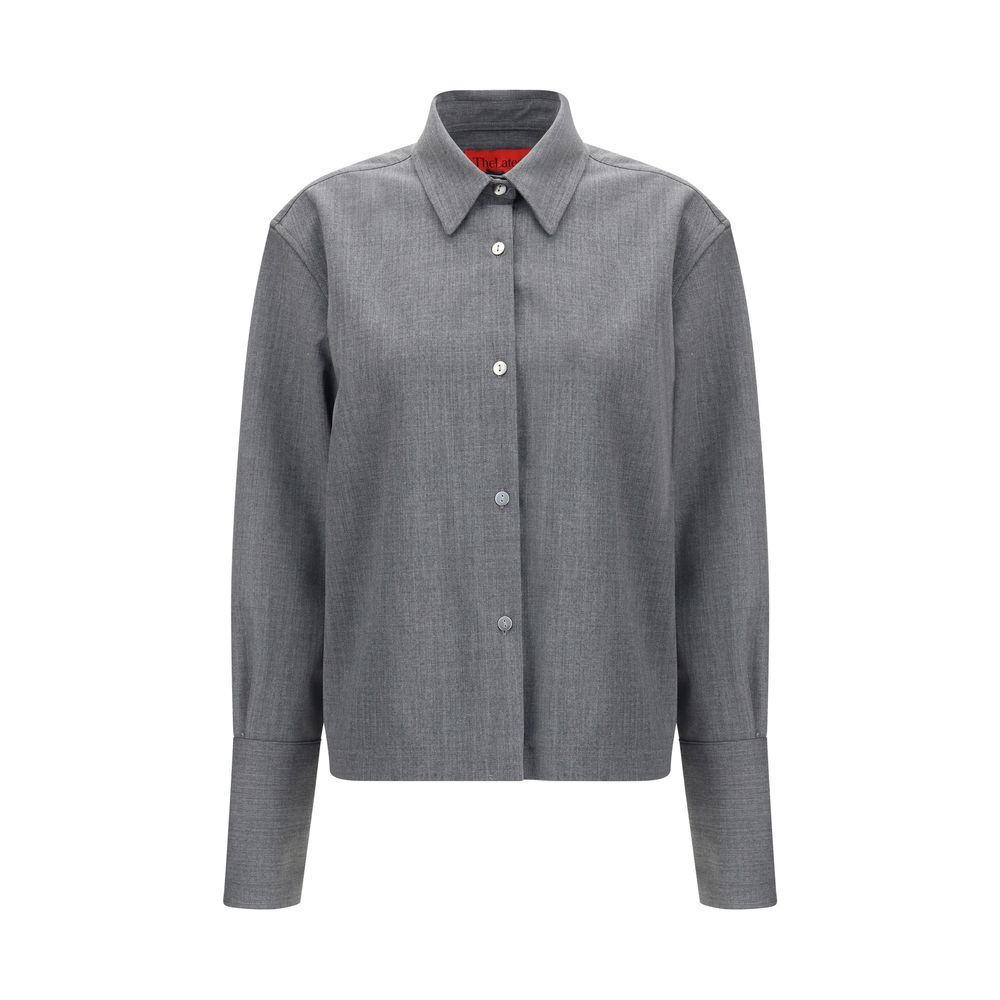 Gray Wool Oves Aries Shirt