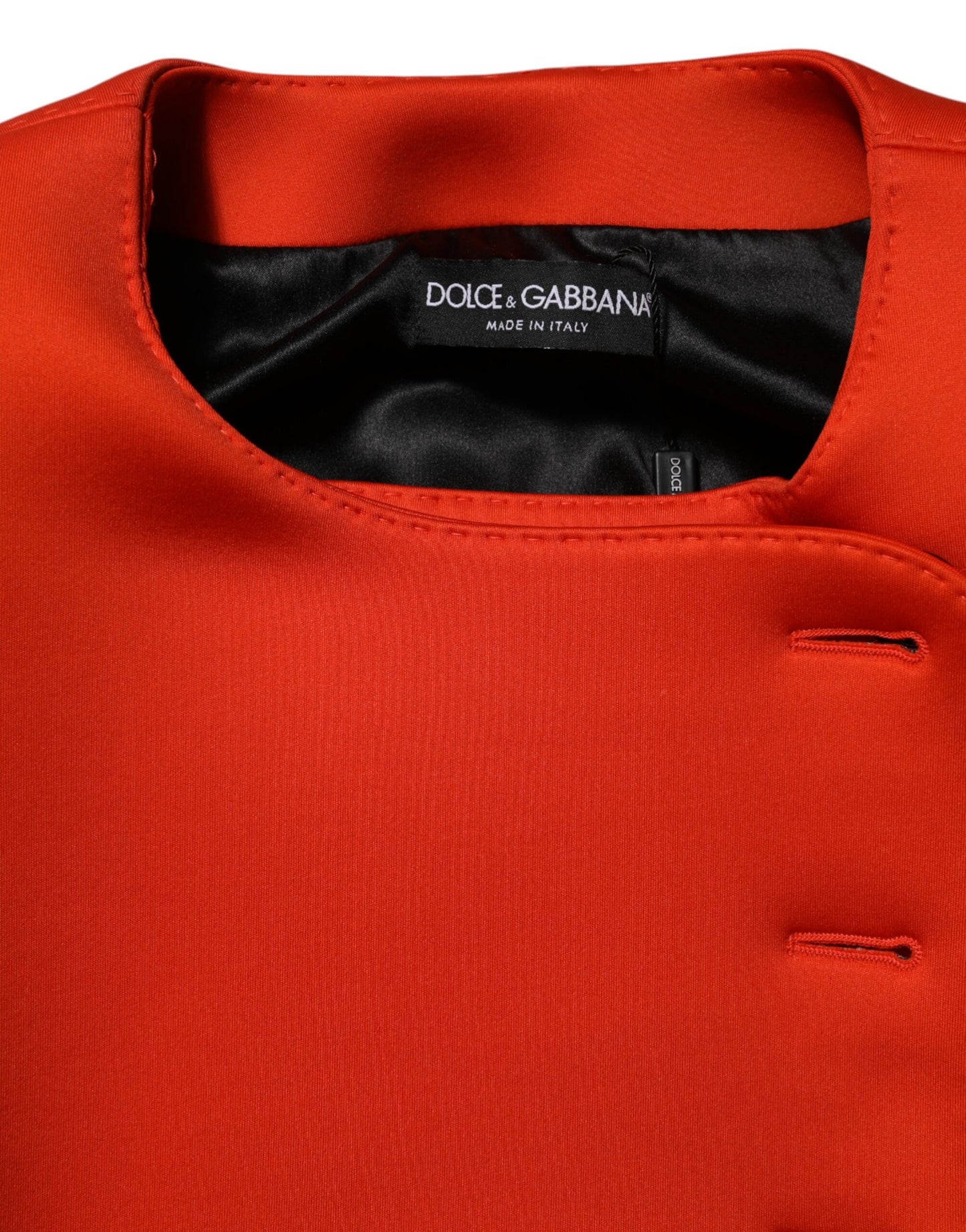 Red Buttoned Down Women Trench Coat Jacket