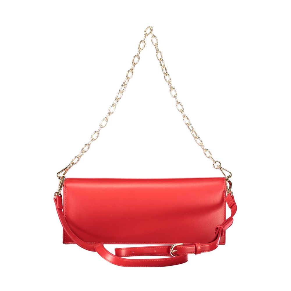 Rosso Polyurethane Women's Shoulder Bag
