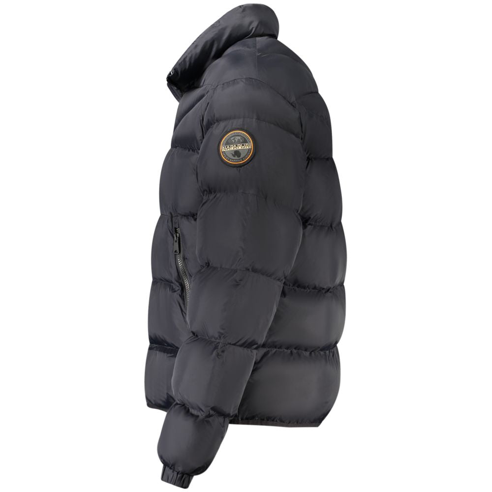 Black Polyamide Men's Jacket