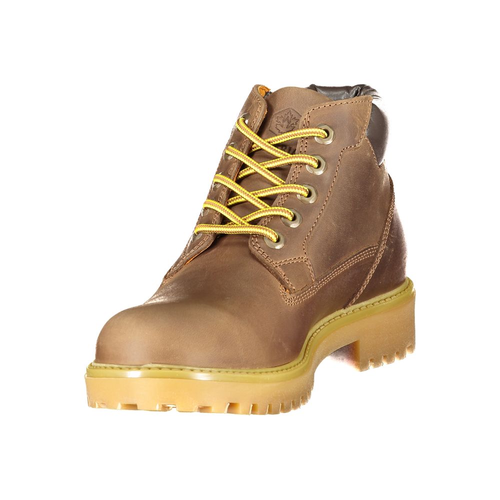 Marrone Leather Men's Sneaker