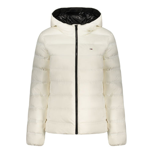 White Polyester Women's Jacket