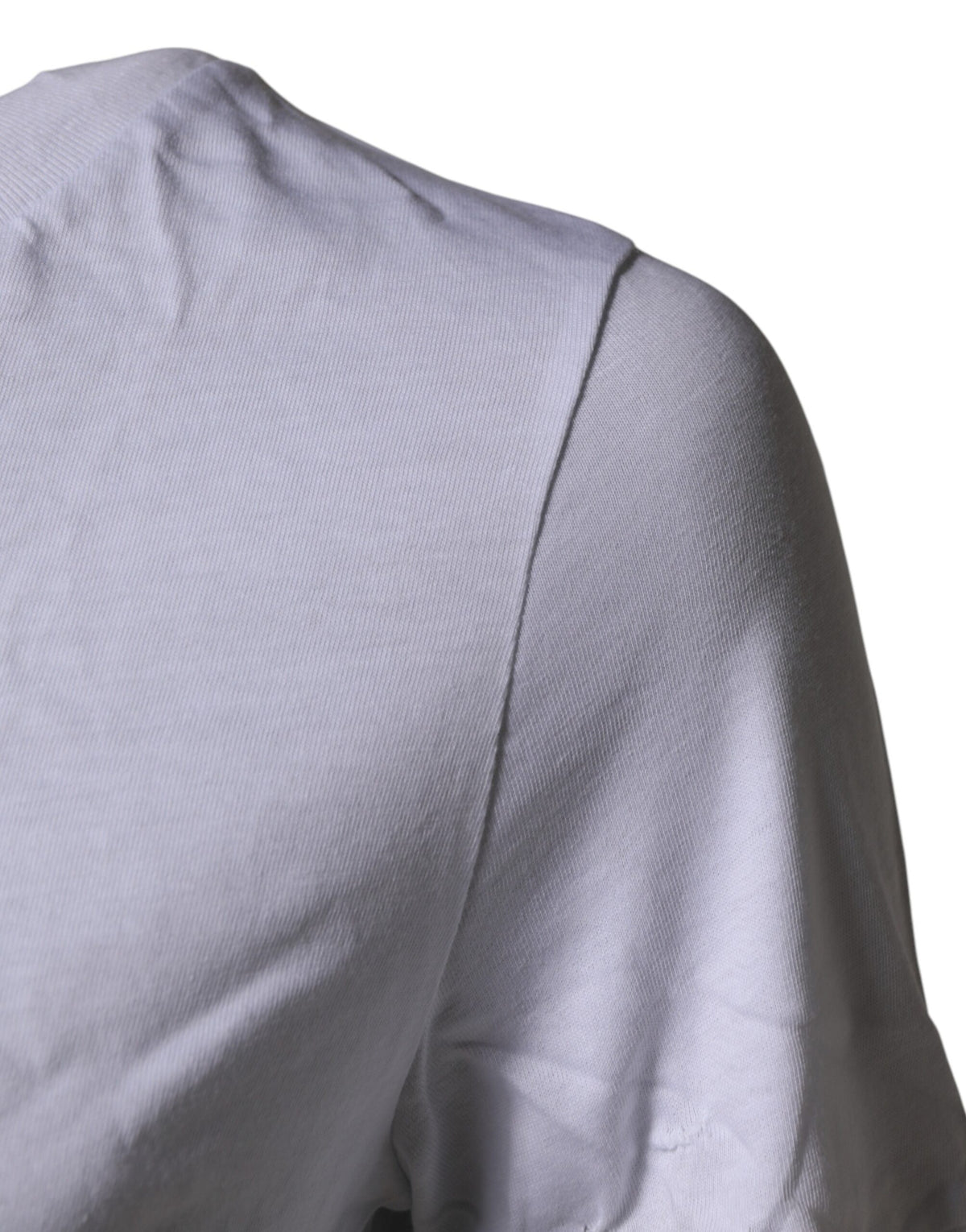 White DG Logo Crew Neck Short Sleeves T-shirt
