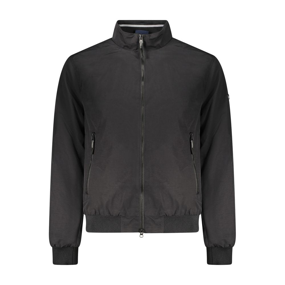 Black Cotton Men's Jacket