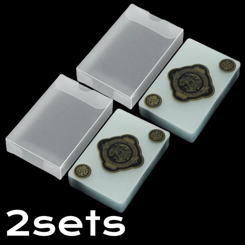 Waterproof Transparent Plastic Playing Cards 2Sets Creative Durable