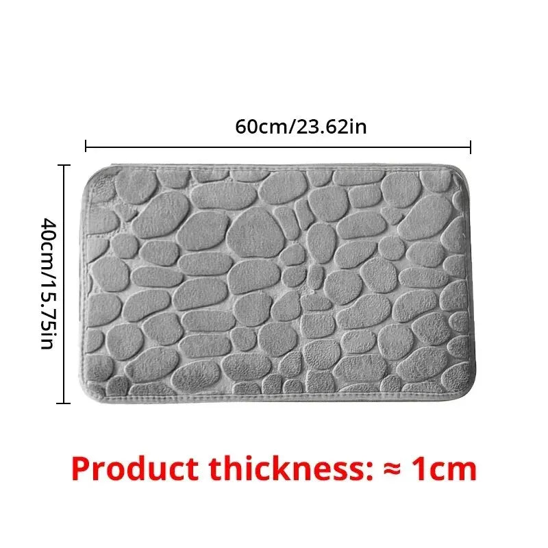 Memory foam bademåtte i velour