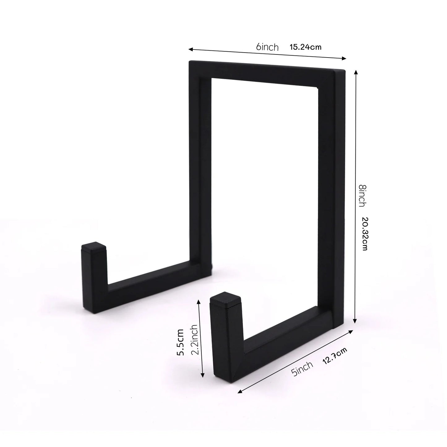 Metal Vinyl Record Storage Tabletop Retro Minimal Record Holder For LP
