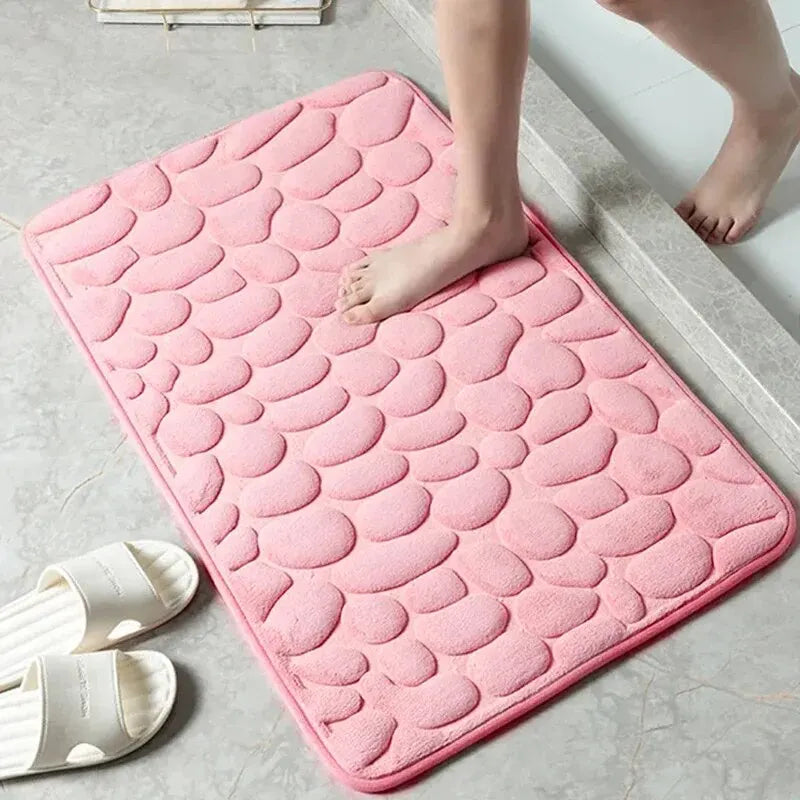 Memory foam bademåtte i velour