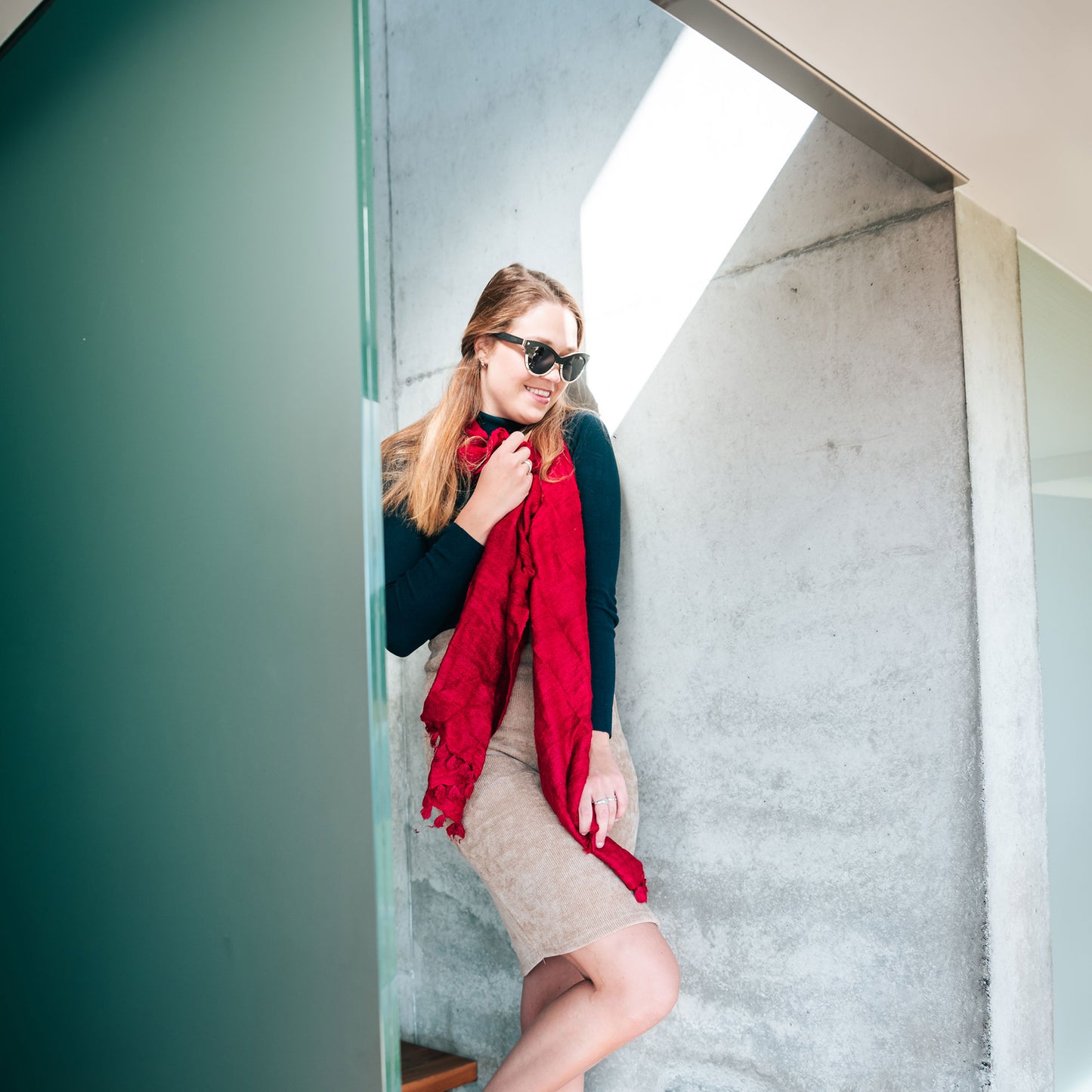 Træsolbriller til kvinder