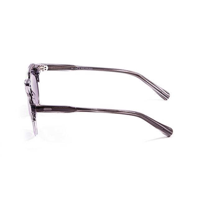 OCEAN GLASSES CYCLOPS – Runde Solbriller i Klassisk Sort Acetat