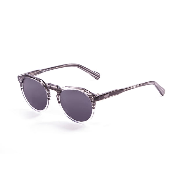 OCEAN GLASSES CYCLOPS – Runde Solbriller i Klassisk Sort Acetat